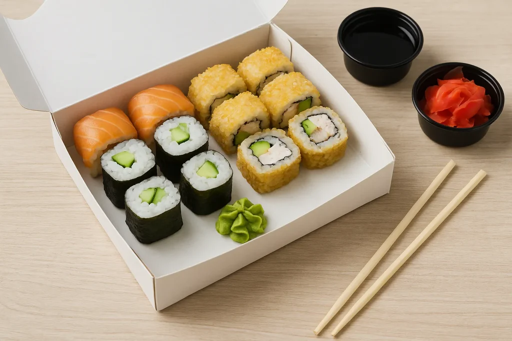 Populārākās sushi piegādes vietas Rīgā